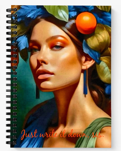 “Girl with Orange Eyeshadow” Journal